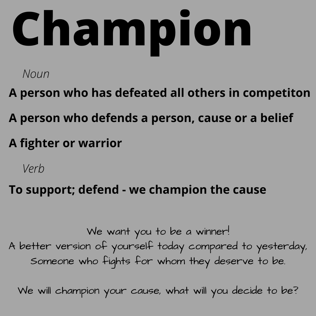 slot katastrofale ugunstige Definition of 'Champion' | AOF Champions Gym